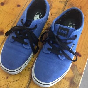 VANS Youth size 6.5 shoes. Blue